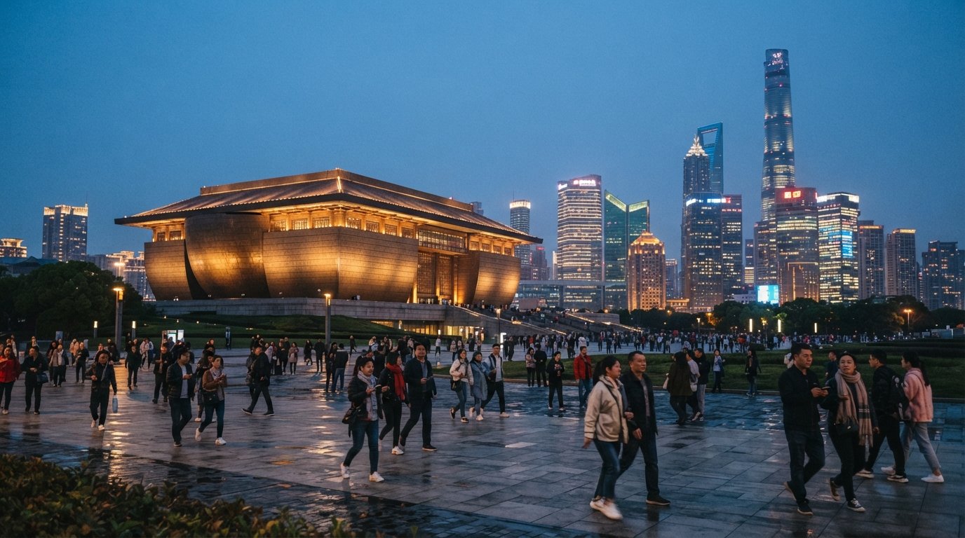 People's Square, Shanghai: the city's civic bullseye